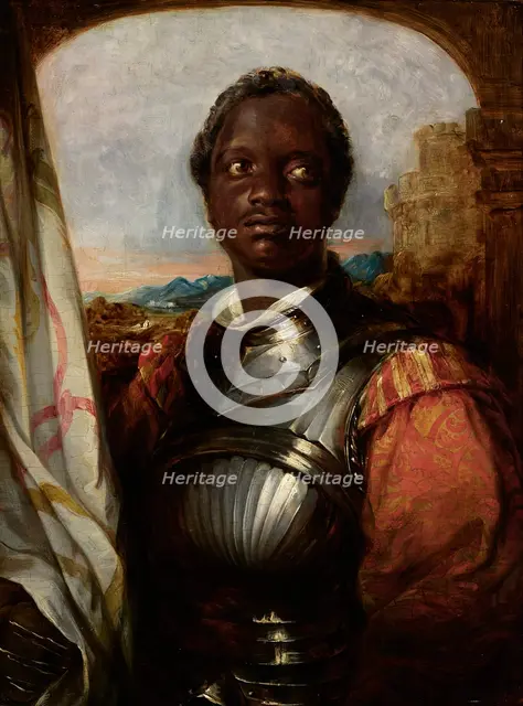 Ira Aldridge in the Role of Shakespeare's Othello, c1826. Creator: William Mulready.