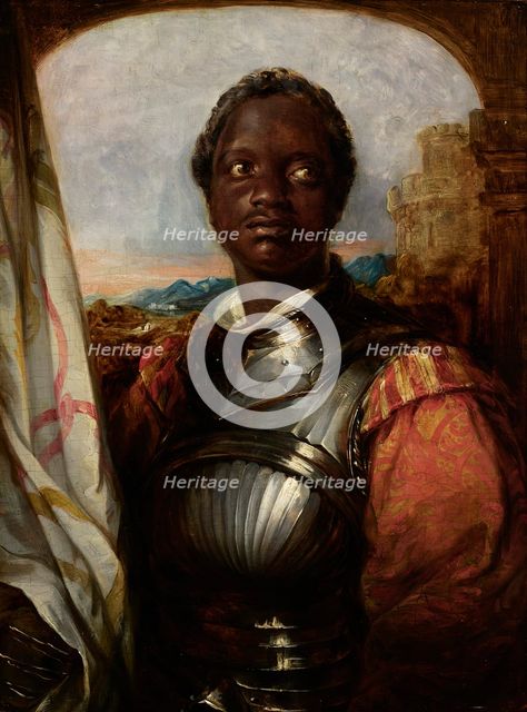 Ira Aldridge in the Role of Shakespeare's Othello, c1826. Creator: William Mulready.