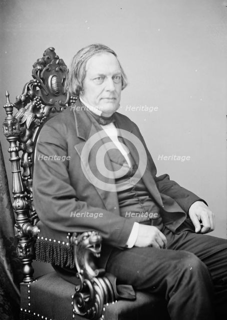 Ira Harris of New York, between 1855 and 1865. Creator: Unknown.