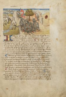 Ireland (Hibernia); Livre des merveilles du monde (Book of the Marvels of the World), about 1460-65. Creator: Master of the Geneva Boccaccio