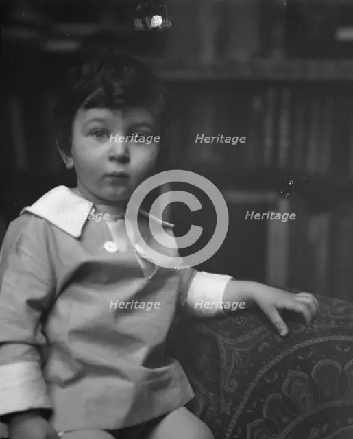 Ireland, John, Master, son of Mrs. E. Ireland, portrait photograph, 1916 Mar. 27. Creator: Arnold Genthe.