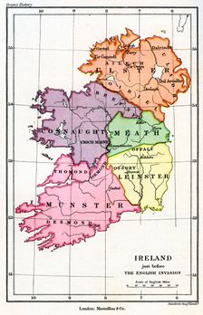 Ireland just before the English (Norman) invasion, 1169 (1893)