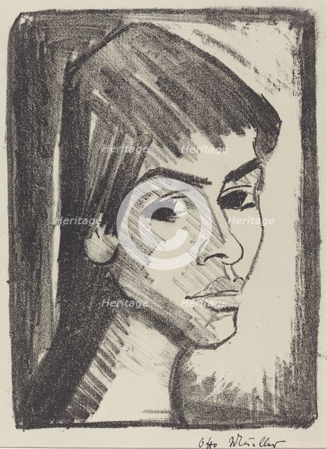 Irene Altman, 1921/1922. Creator: Otto Mueller.
