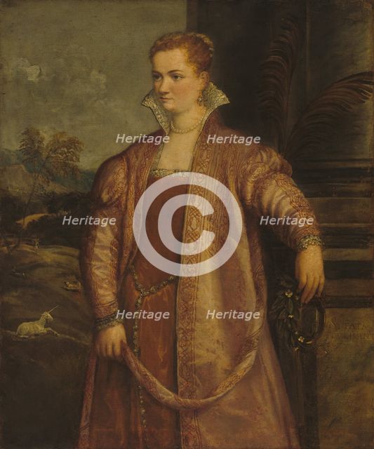 Irene di Spilimbergo, c. 1560. Creator: Gian Paolo Pace.