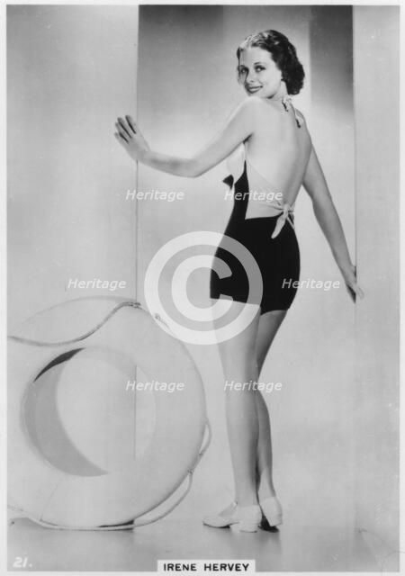 Irene Hervey, American film actress, c1938. Artist: Unknown