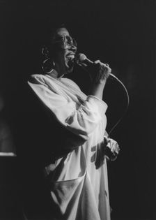 Irene Reid, Count Basie Orchestra, London 1990. Creator: Brian Foskett