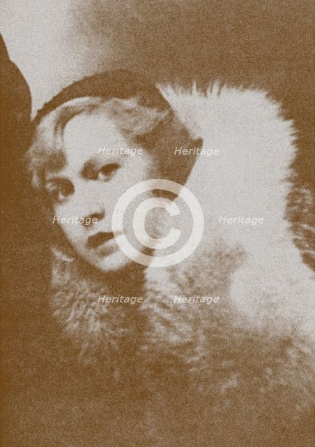 Irina Odoyevtseva. Artist: Anonymous  