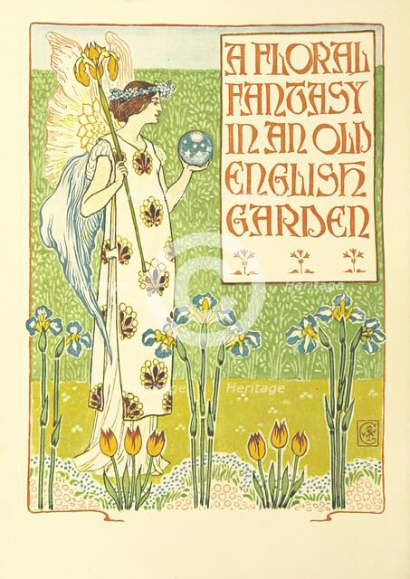 Irises, 1899. Creator: Walter Crane.