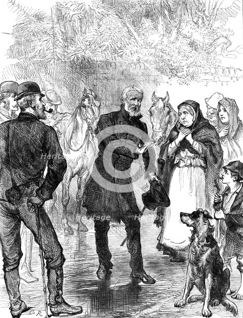 Irish Sketches: an itinerant orator, a sketch near Killarney, 1880. Creator: Unknown.