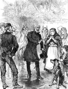 Irish Sketches: an itinerant orator, a sketch near Killarney, 1880. Creator: Unknown