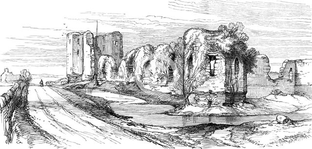 Irish Sketches: Ballintuber Castle, County Roscommon, 1880. Creator: Unknown.