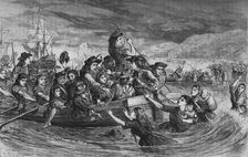 Irish Troops Leaving Limerick 1692, (c1880)