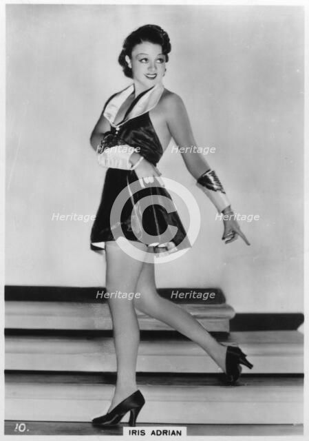 Iris Adrian, American film actress, c1938. Artist: Unknown