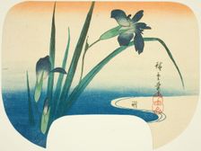 Iris and stream, c. 1830/44. Creator: Ando Hiroshige