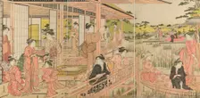 Iris Garden, c. 1781/89. Creator: Katsukawa Shuncho