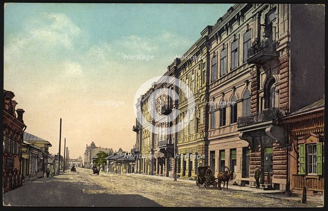 Irkutsk. 6th Soldiers Street. Zamiatin House, 1904-1914. Creator: Unknown.