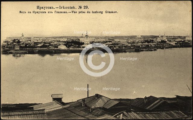 Irkutsk View of Irkutsk from Glazkov, 1904-1917. Creator: Unknown.