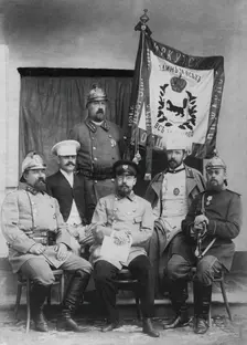 Irkutsk Voluntary Fire Society. Zeichmester of the society A.I. Andreev..., 1894. Creator: R Prorokov