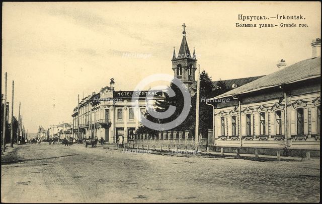 Irkutsk, Bol'shaia Street, 1904-1914. Creator: Unknown.