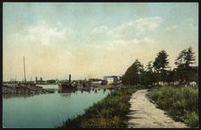 Irkutsk: Embankment of the Angara, 1904-1914. Creator: Unknown