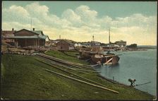 Irkutsk Embankment of the Angara River, 1904-1917. Creator: Unknown