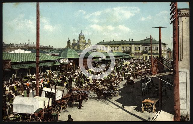 Irkutsk: Flea Market, 1904-1914. Creator: Unknown.