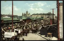 Irkutsk: Flea Market, 1904-1914. Creator: Unknown