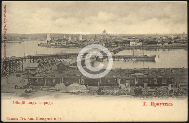 Irkutsk. General View of the City, 1900-1904. Creator: Unknown.