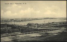 Irkutsk General view of the city of Irkutsk, 1906. Creator: Unknown