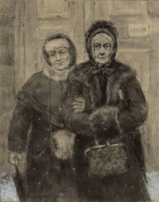 Irkutsk Noble Women, School Friends, 1904. Creator: Boris Vasilievich Smirnov