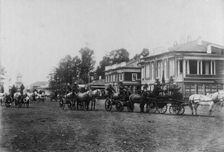 Irkutsk police fire brigade. Convoy of the second division, 1894. Creator: R Prorokov