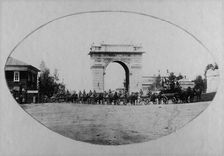 Irkutsk police fire brigade. Convoy of the third part, 1894. Creator: R Prorokov