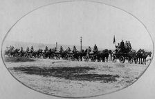 Irkutsk police fire brigade. Review of the first part, 1894. Creator: R Prorokov