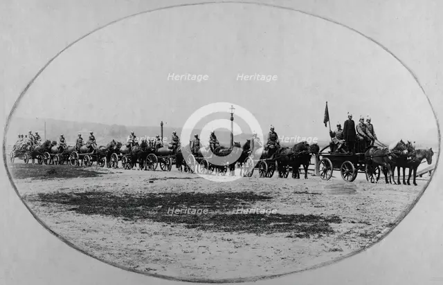 Irkutsk police fire brigade. Review of the first part, 1894. Creator: R Prorokov.