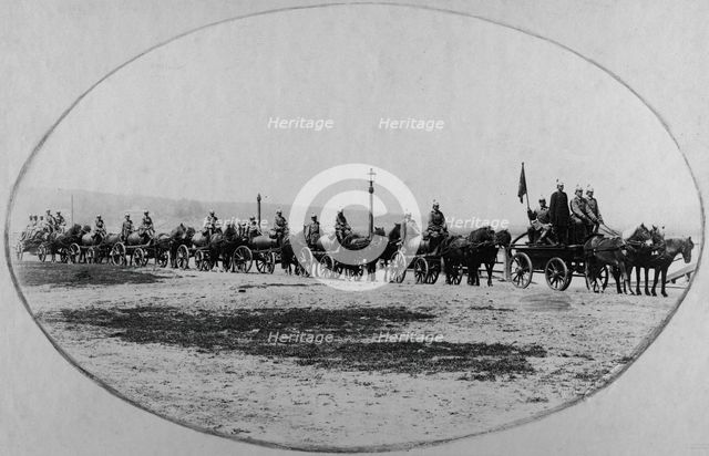 Irkutsk police fire brigade. Review of the first part, 1894. Creator: R Prorokov.