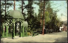 Irkutsk Quartermaster's Garden. Alcove, 1904-1914. Creator: Unknown