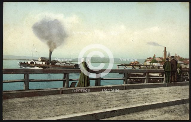 Irkutsk: Steam Ship "Buriat", 1904-1914. Creator: Unknown.