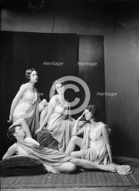 Irma Duncan dancers, 1929 or 1930. Creator: Arnold Genthe.