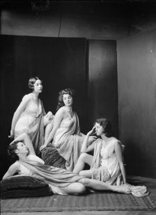 Irma Duncan dancers, 1929 or 1930. Creator: Arnold Genthe