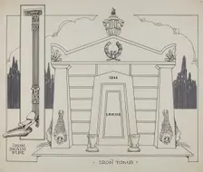 Iron Tomb, c. 1936. Creator: Thomas Byrne