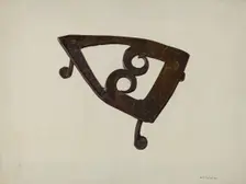 Iron Trivet, c. 1939. Creator: William O. Fletcher