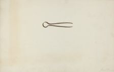 Iron Tweezer, c. 1938. Creator: George C. Brown