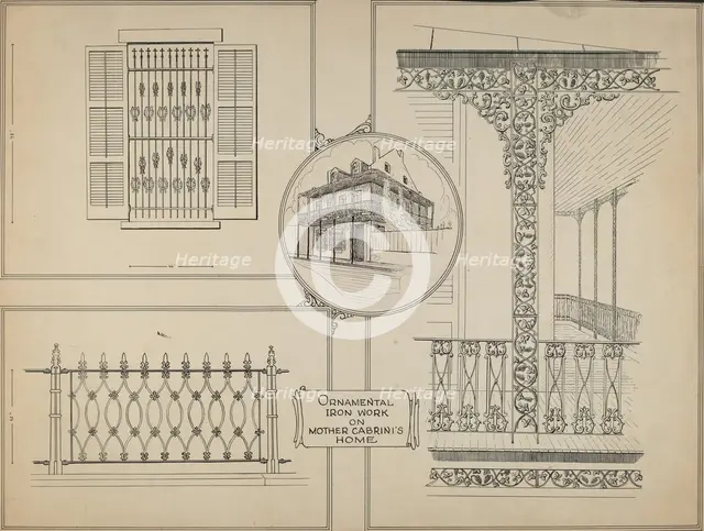 Iron Work, c. 1936. Creator: Lucien Verbeke.