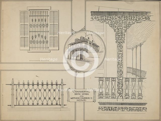 Iron Work, c. 1936. Creator: Lucien Verbeke.