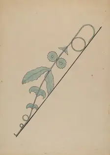 Iron Work, c. 1936. Creator: Lena Nastasi