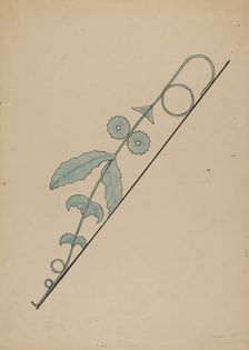Iron Work, c. 1936. Creator: Lena Nastasi