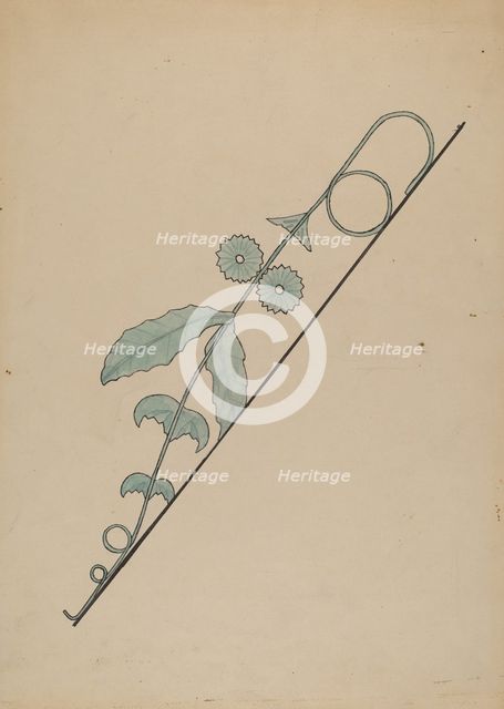 Iron Work, c. 1936. Creator: Lena Nastasi.