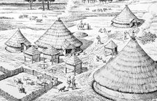 Iron Age settlement, c400-c150 BC. Creator: Derek Lucas
