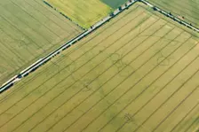Iron Age/Roman settlement in Comberton, Cambridgeshire, 2015. Artist: Damian Grady