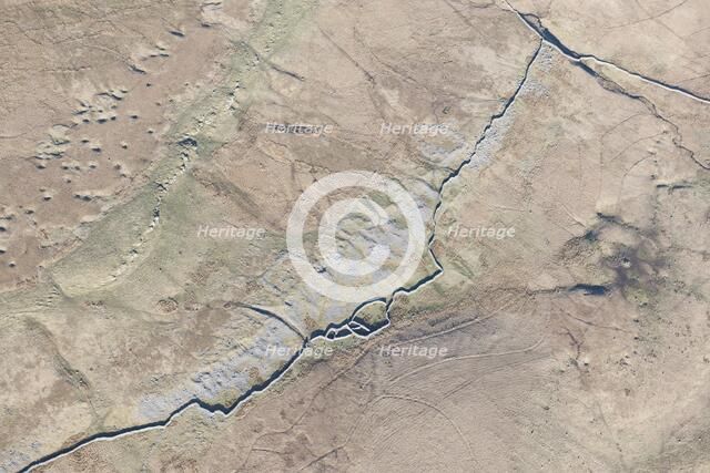 Iron Age/Roman enclosed settlement earthwork, Langstrothdale Chase, Yorkshire Dales, 2014. Creator: Historic England Staff Photographer.